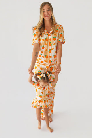 ORANGE BLOSSOM STRIPES WOMEN'S DREAM FLARE SET