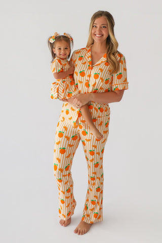 ORANGE BLOSSOM STRIPES WOMEN'S DREAM FLARE SET