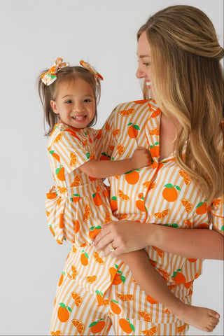ORANGE BLOSSOM STRIPES WOMEN'S DREAM FLARE SET