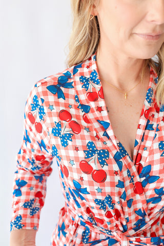 STAR-SPANGLED CHERRIES WOMEN'S DREAM ROBE