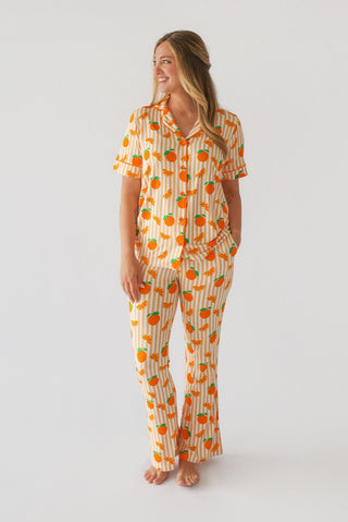 ORANGE BLOSSOM STRIPES WOMEN'S DREAM FLARE SET