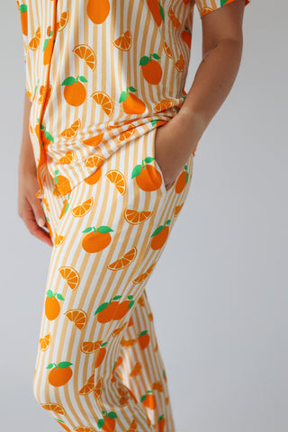 ORANGE BLOSSOM STRIPES WOMEN'S DREAM FLARE SET