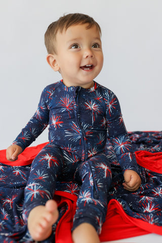RED, WHITE & BOOM DREAM ROMPER