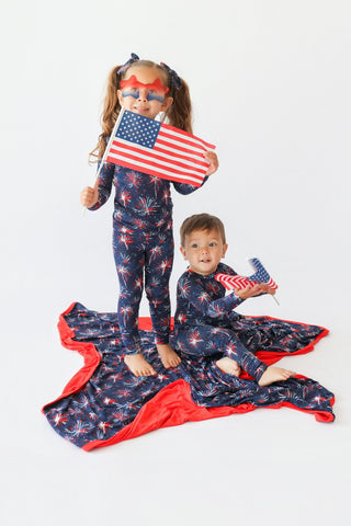 RED, WHITE & BOOM DREAM ROMPER