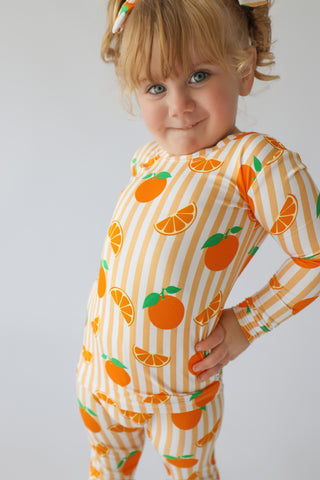 ORANGE BLOSSOM STRIPES DREAM SET