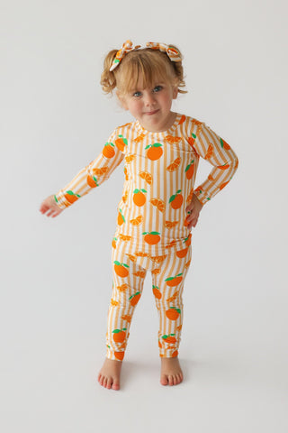 ORANGE BLOSSOM STRIPES DREAM SET