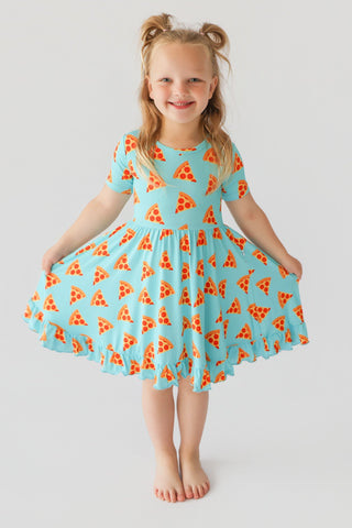 SLICE OF PIE DREAM RUFFLE DRESS