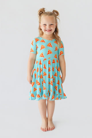 SLICE OF PIE DREAM RUFFLE DRESS