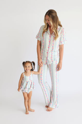 PETITE POSIE DREAM RUFFLED BUBBLE ROMPER