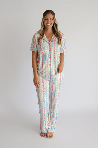 PETITE POSIE SHORT SLEEVE WOMEN’S RELAXED FLARE DREAM SET
