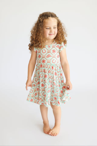 COASTAL COWGIRL CAP SLEEVE DREAM RUFFLE DRESS