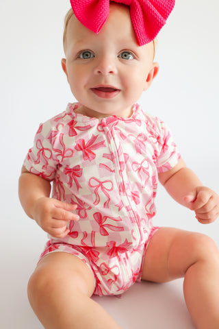 BOW CHECKERED CHARM DREAM SHORTIE