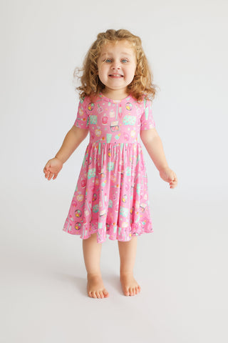 GLAMOUR MAGIC DREAM RUFFLE DRESS