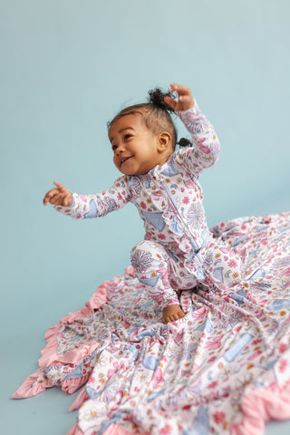 POM POWER DREAM RUFFLE BLANKET