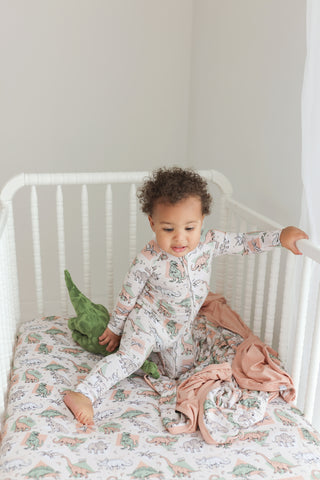 DINO DELIGHT DREAM CRIB SHEET