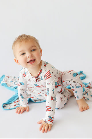 STAR-SPANGLED SKATE DREAM ROMPER