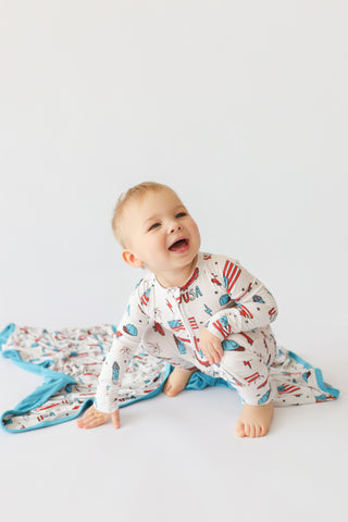 STAR-SPANGLED SKATE DREAM ROMPER