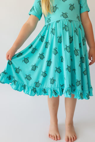 TURTLE BAY DREAM RUFFLE DRESS