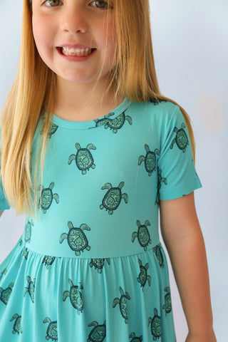 TURTLE BAY DREAM RUFFLE DRESS
