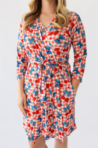 STAR-SPANGLED CHERRIES WOMEN'S DREAM ROBE