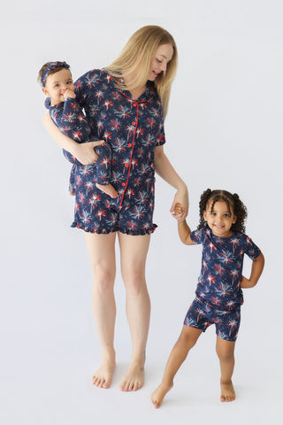 RED, WHITE & BOOM WOMEN’S DREAM SHORT SET