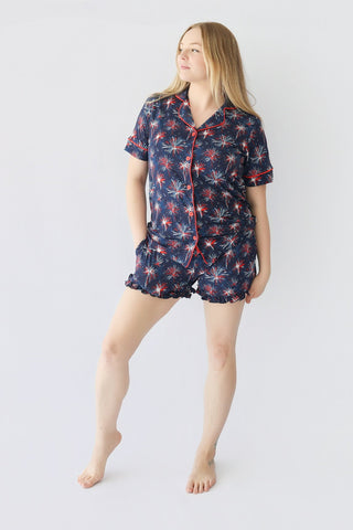RED, WHITE & BOOM WOMEN’S DREAM SHORT SET