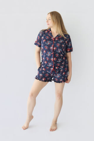 RED, WHITE & BOOM WOMEN’S DREAM SHORT SET