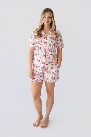 STAR-SPANGLED SWEETHEART WOMEN’S DREAM SHORT SET