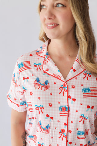 STAR-SPANGLED SWEETHEART WOMEN’S DREAM SHORT SET
