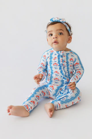 LIBERTY BLOSSOM BOWS DREAM RUFFLE ROMPER