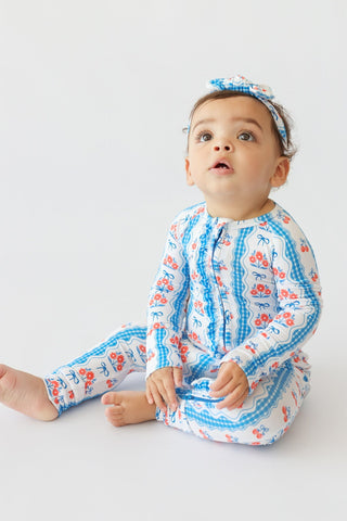 LIBERTY BLOSSOM BOWS DREAM RUFFLE ROMPER