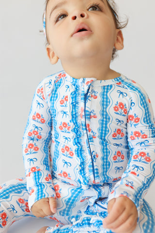 LIBERTY BLOSSOM BOWS DREAM RUFFLE ROMPER