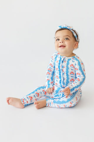 LIBERTY BLOSSOM BOWS DREAM RUFFLE ROMPER