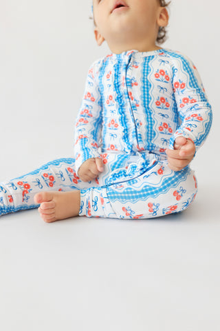 LIBERTY BLOSSOM BOWS DREAM RUFFLE ROMPER