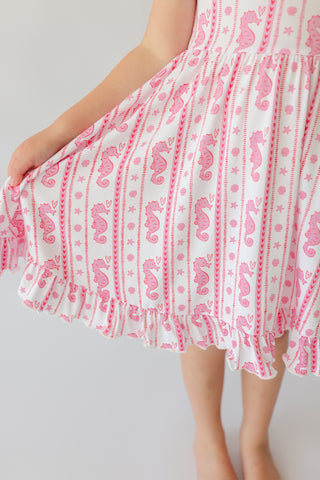 SEAHORSE SWEETHEART DREAM RUFFLE DRESS