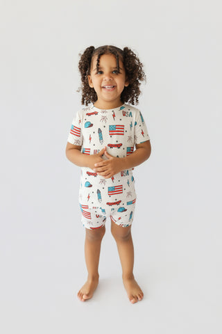 STAR-SPANGLED SKATE DREAM SHORT SET
