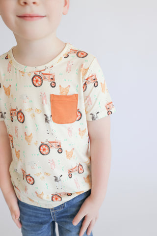 FARMYARD FRIENDS DREAM POCKET TEE