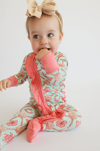 COASTAL COWGIRL DREAM RUFFLE ROMPER