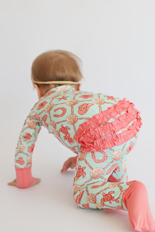 COASTAL COWGIRL DREAM RUFFLE ROMPER