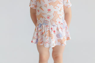KINSLEY'S BLOOM & BOOTS DREAM BODYSUIT DRESS