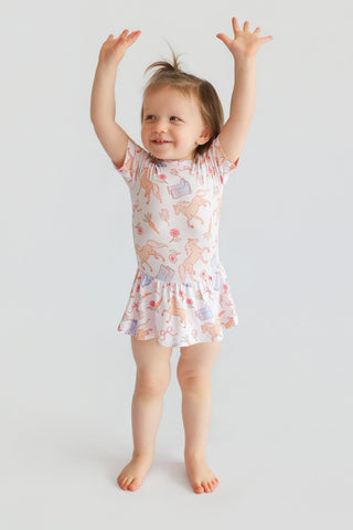 KINSLEY'S BLOOM & BOOTS DREAM BODYSUIT DRESS