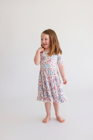 POM POWER DREAM RUFFLE DRESS