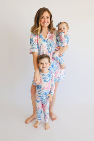 COTTON CANDY TIE DYE WOMEN’S DREAM SHORT SET