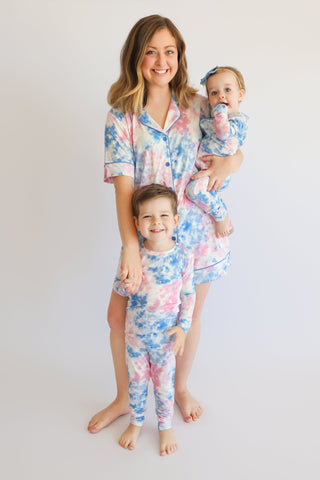 COTTON CANDY TIE DYE DREAM ROMPER