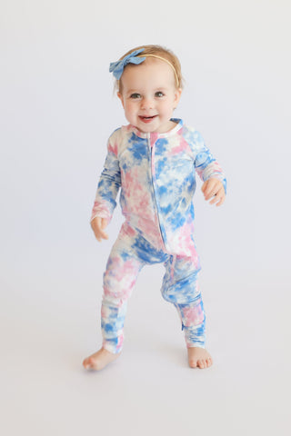 COTTON CANDY TIE DYE DREAM ROMPER