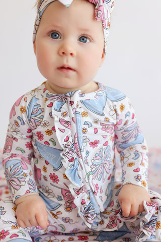 POM POWER DREAM RUFFLE ROMPER