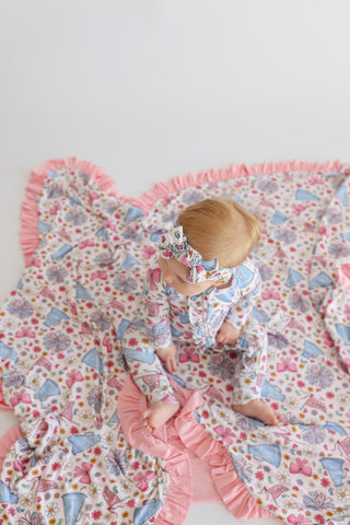 POM POWER DREAM RUFFLE BLANKET