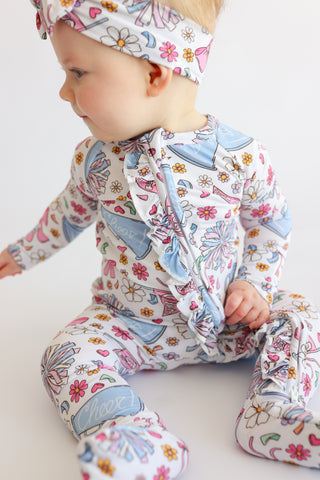 POM POWER DREAM RUFFLE ROMPER