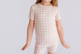 CHARLIE'S CHECKS DREAM SHORT SET