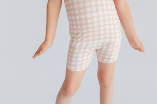 CHARLIE'S CHECKS DREAM SHORT SET